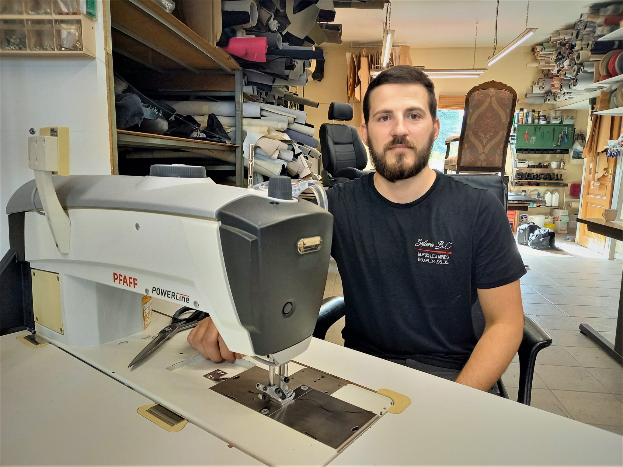Découverte du métier de selliergarnisseur à Noeux les Mines Radio