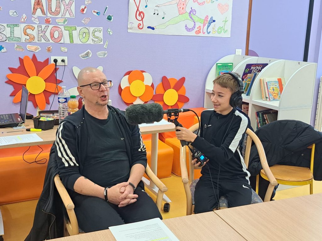 Les élèves de l’IME de Douai rencontrent un danseur professionnel
